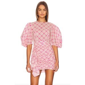 Rhode Pia Dress in Pink Lotus